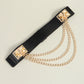 Elastic Belt with Chain