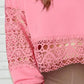 Crochet Snap Button Sweatshirt