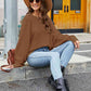 Round Neck  Long Sleeve Sweater