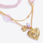 Heart Pendant Layered Necklace