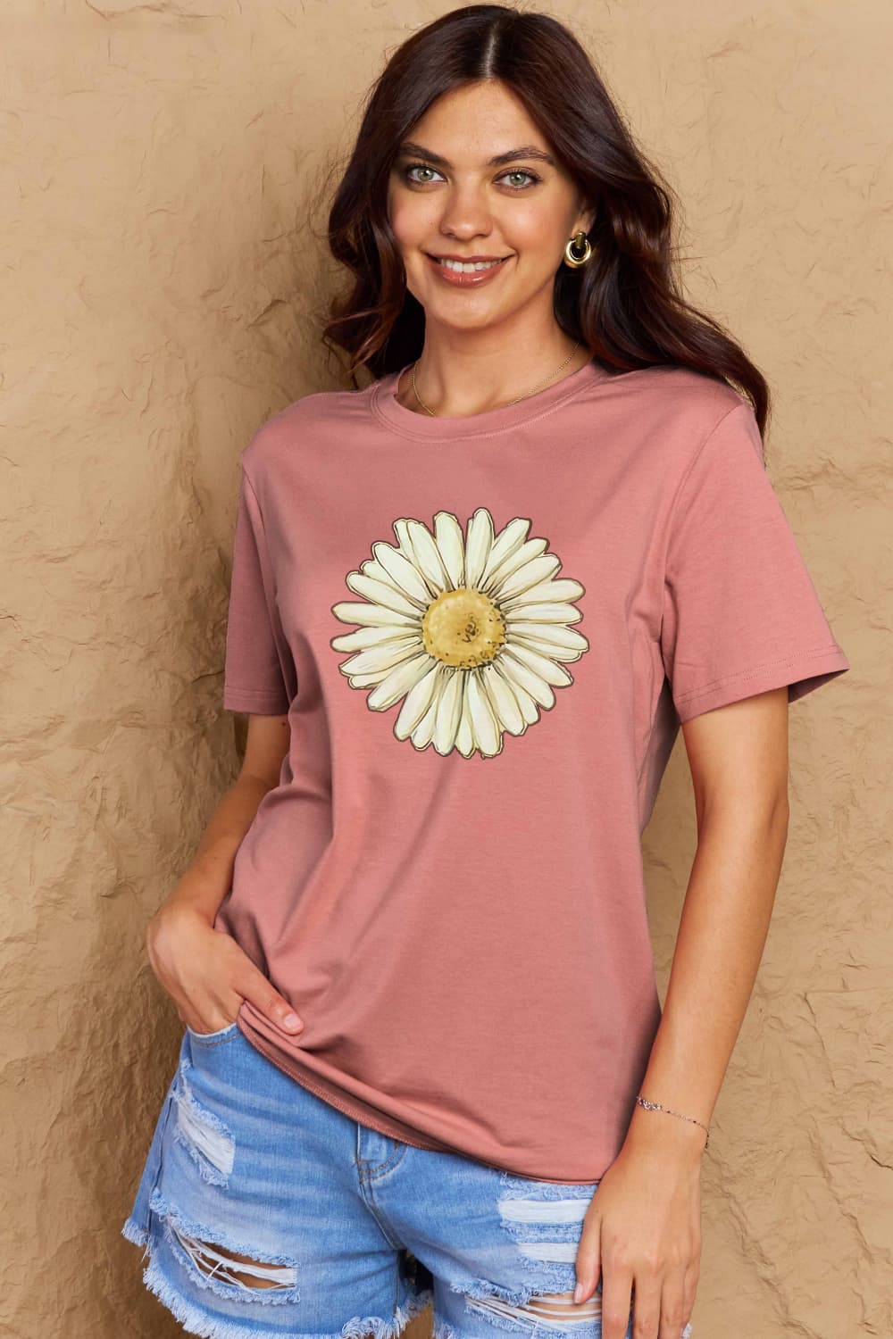 FLOWER Graphic Cotton Tee