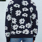 Floral Round Neck Sweater