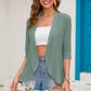 Half Sleeve Open Front Cardigan