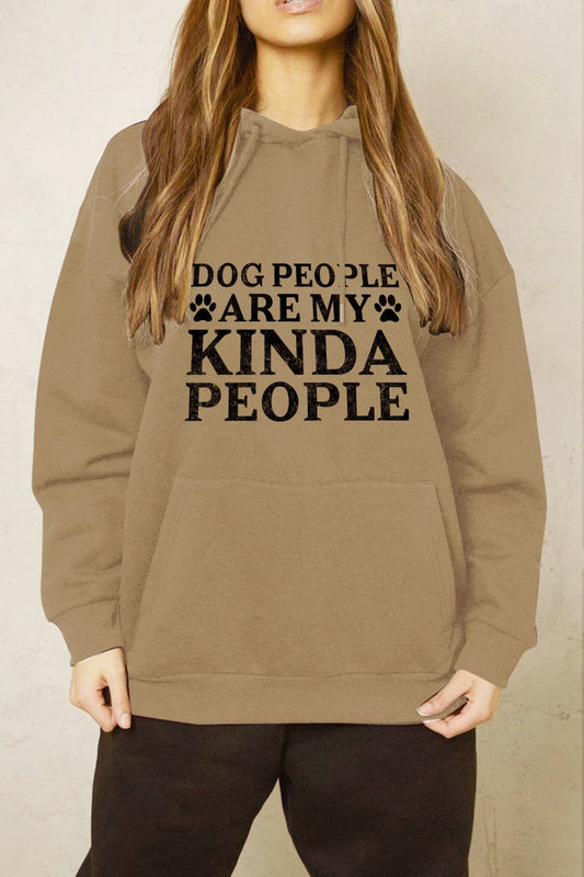 Dog Paw Slogan Graphic Hoodie