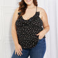 Taste of Spring Ruffle Sleeveless Top in Black