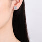 Moissanite Square Stud Earrings