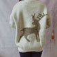 Reindeer Round Neck Long Sleeve Sweater