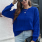 Round Neck Long Sleeve Sweater