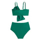 Twisted Spaghetti Strap Two-Piece Swim Set