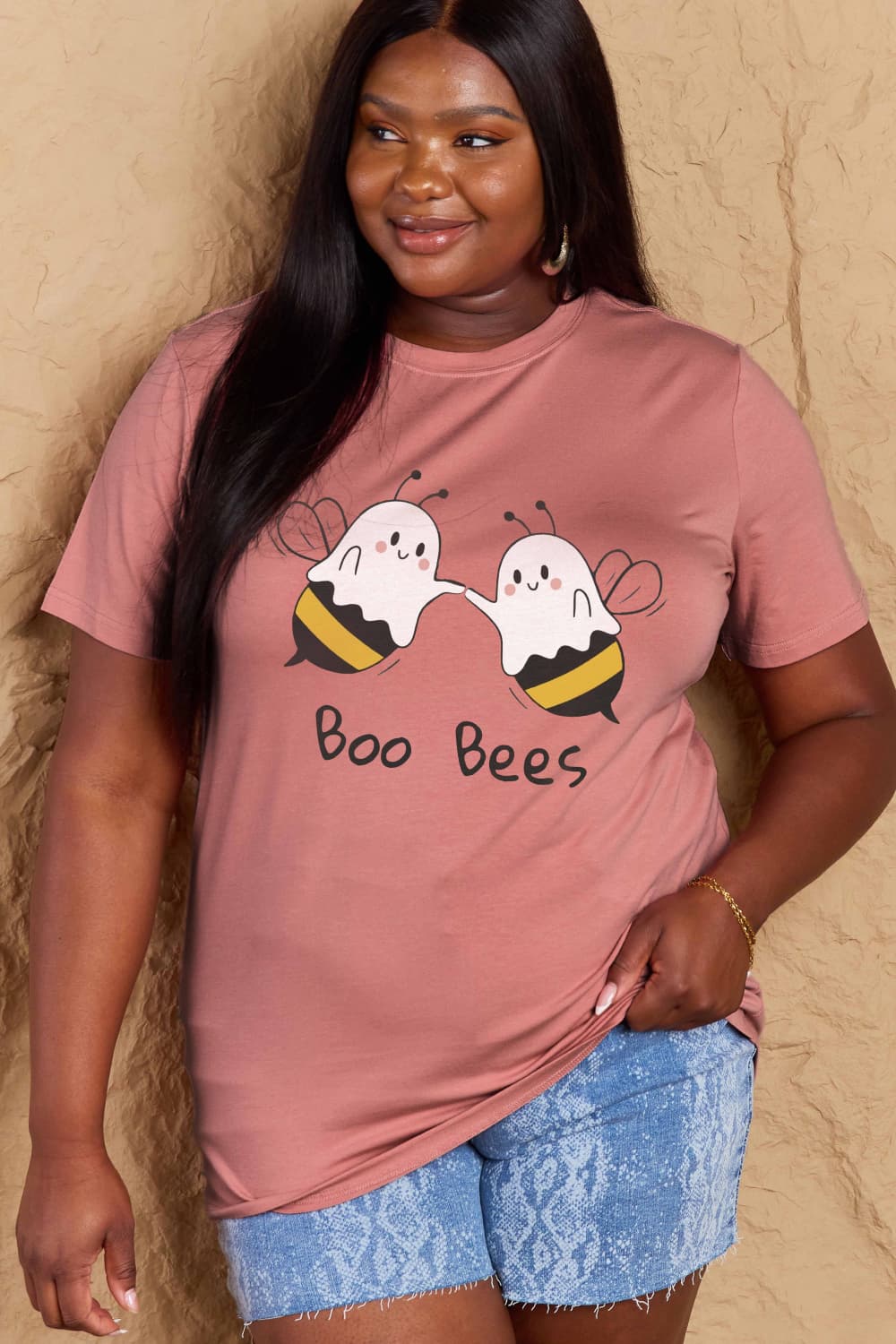 BOO BEES Graphic Cotton T-Shirt