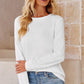 Round Neck Long Sleeve Top