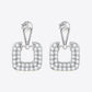 1.68 Carat Moissanite 925 Sterling Silver Drop Earrings