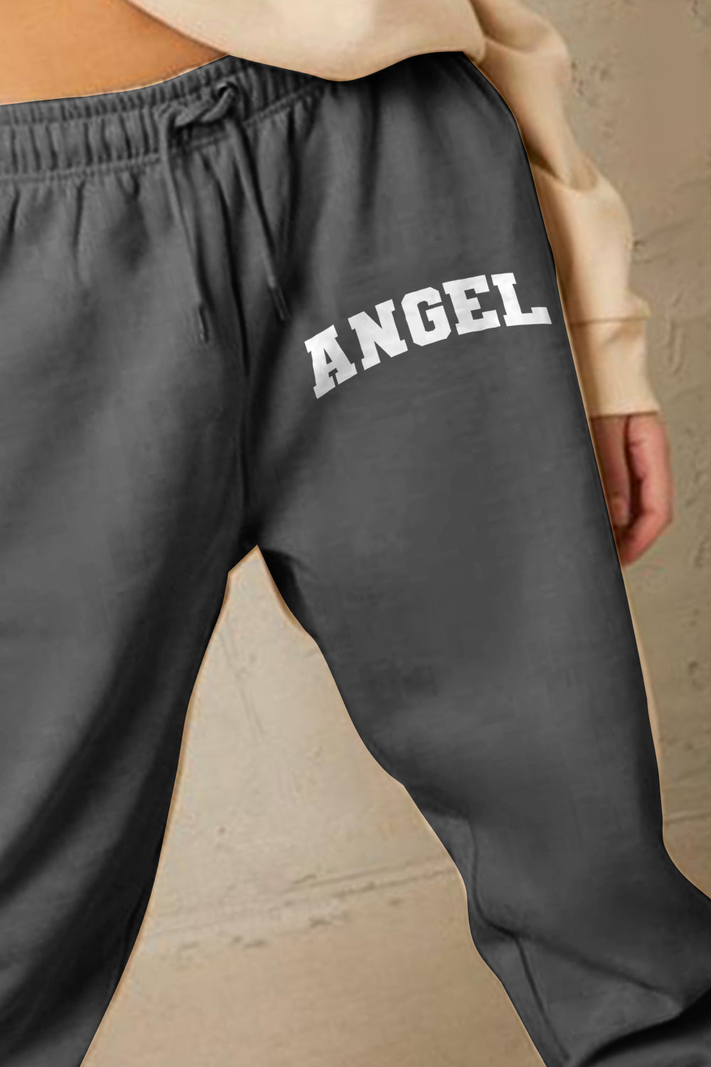 Angel Graphic Long Sweatpants