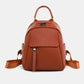 Small PU Leather Backpack