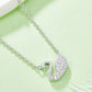 Moissanite Swan 925 Sterling Silver Necklace