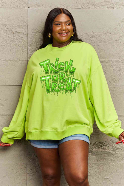 TRICK OR TREAT Graphic Sweatshirt