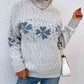 Four Leaf Clover Mock Neck Sweater