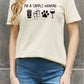 Simply Love Full Size I'M A  SIMPLE WOMAN Graphic Cotton Tee