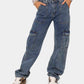 Straight Jeans with Pockets