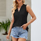 Spliced Lace V-Neck Tank