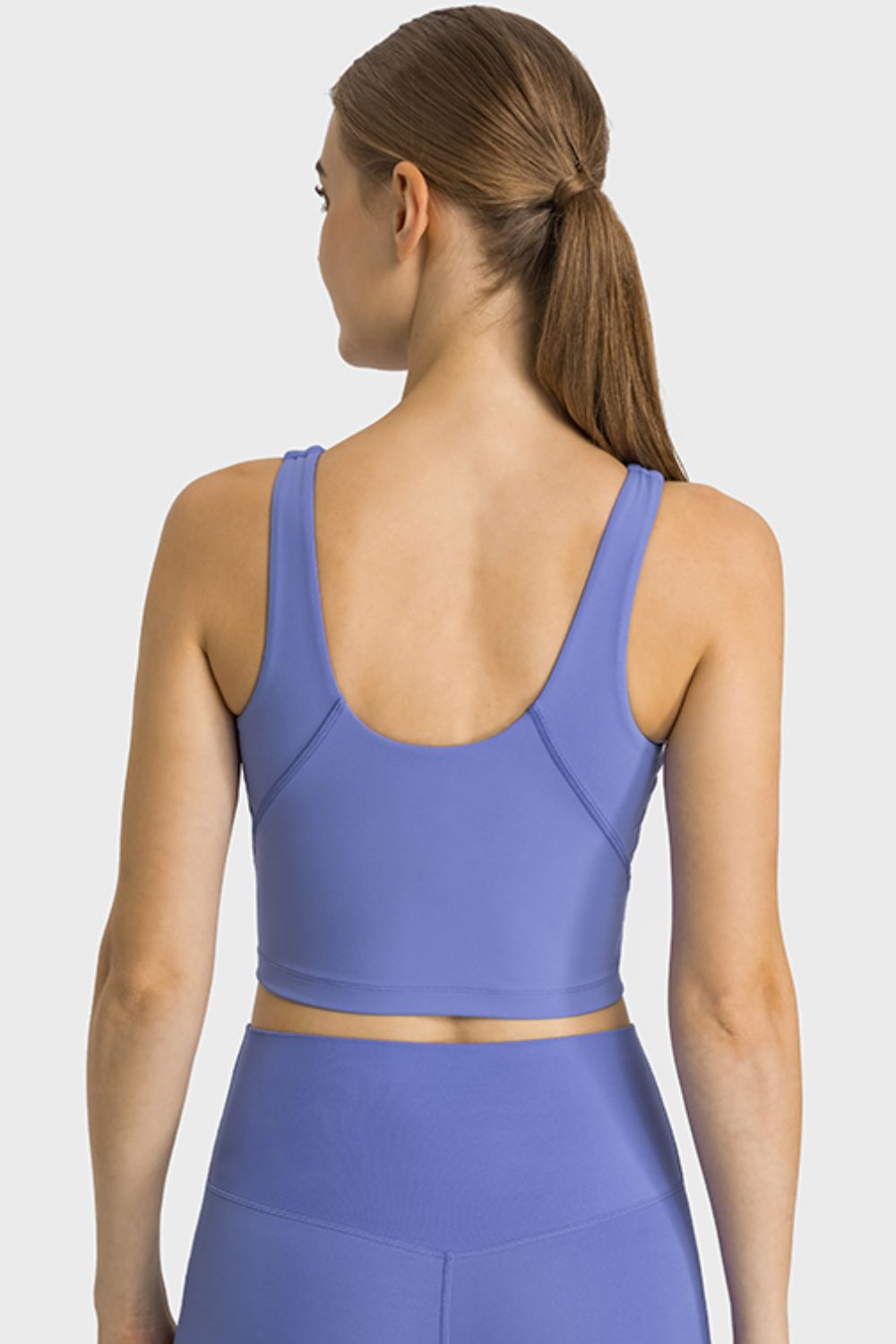 Feel Like Skin Highly Stretchy Cropped Sports Tank