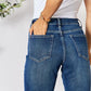 Cropped Straight Jeans