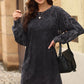 Round Neck Dropped Shoulder Tee Dress