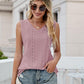 Eyelet V-Neck Tank