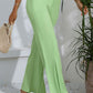 Slit High-Rise Flare Pants