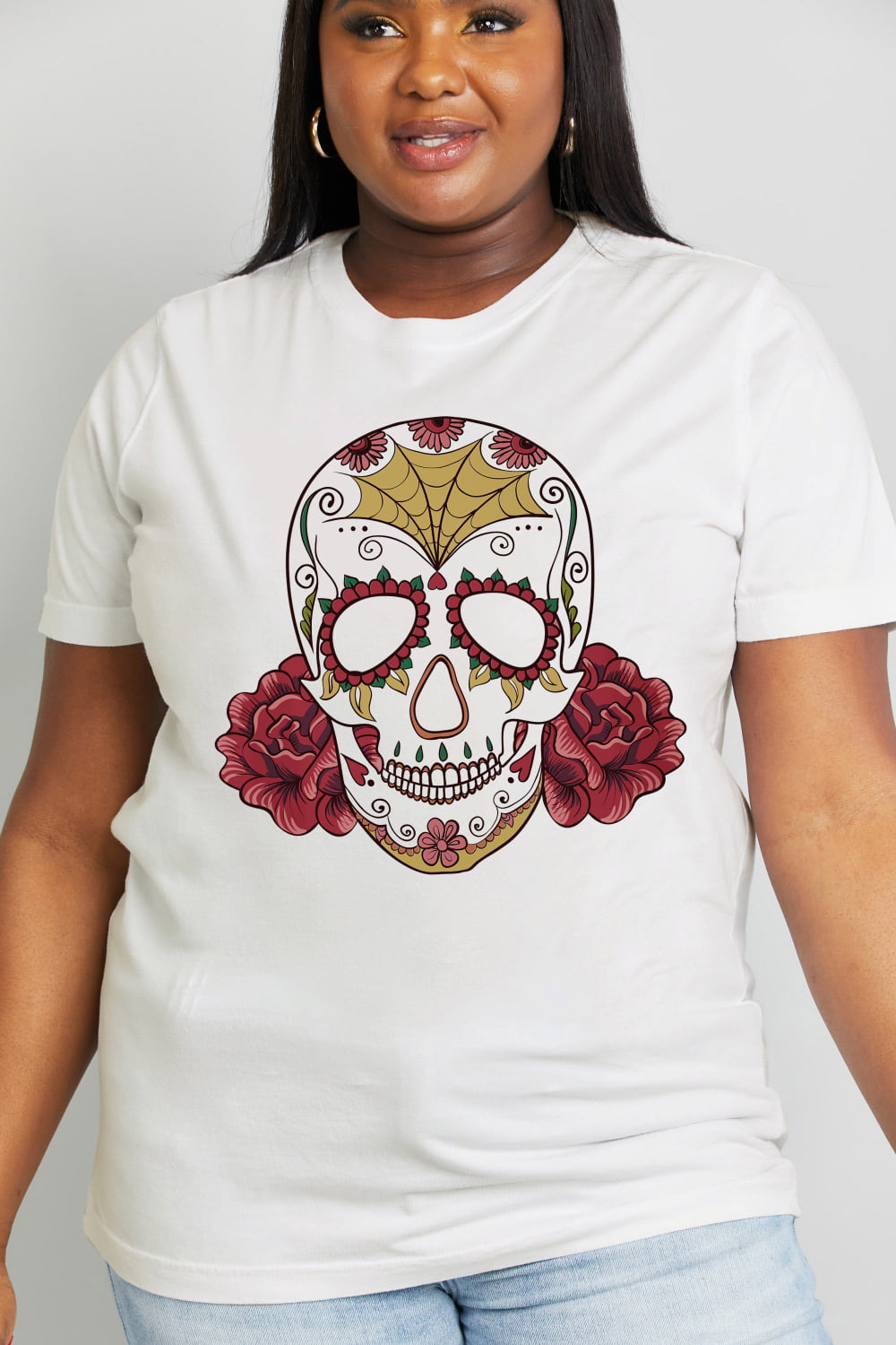 Skull Graphic Cotton Tee