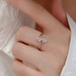 High Quality Natural Moonstone 925 Sterling Silver Toi Et Moi Ring