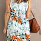 Printed Button Down Sleeveless Magic Dress