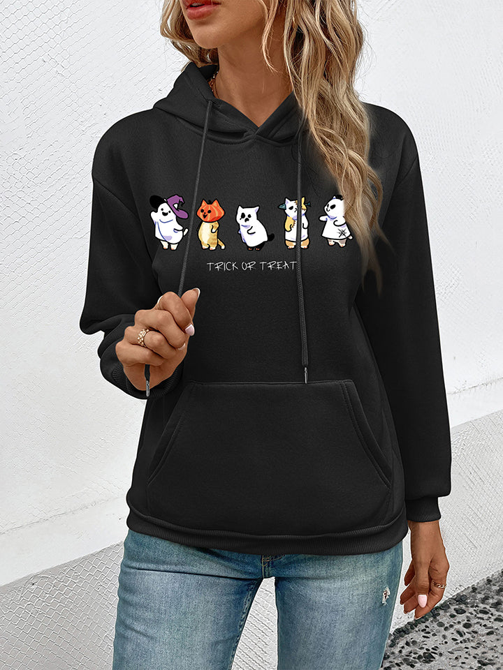 TRICK OR TREAT Long Sleeve Hoodie