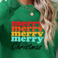 MERRY CHRISTMAS Graphic Long Sleeve Sweatshirt