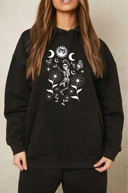 Dancing Skeleton Graphic Hoodie