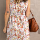 Printed Button Down Sleeveless Magic Dress