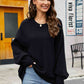 Round Neck  Long Sleeve Sweater