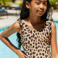 Ruffled One-Piece in Leopard