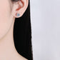 925 Sterling Silver 4 Carat Moissanite Stud Earrings