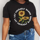LET YOURSELF BLOOM Graphic Cotton Tee