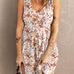 Printed Button Down Sleeveless Magic Dress