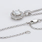 Zircon Pendant 925 Sterling Silver Necklace